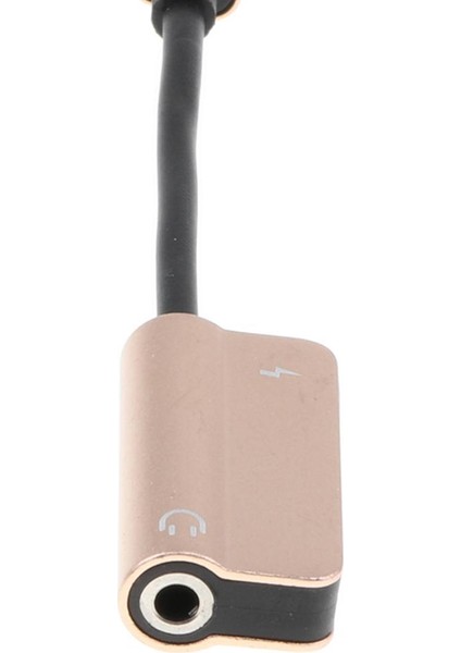 2 Aradan 1 Tip-C Ila 3,5mm Aux Sesli Kulaklık USB C Şarj Cihazı Kablosu Gül Altın indirimleri