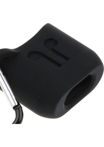 Silikon Koruyucu Kılıf Kulaklık / Mavi / Siyah Için Anahtar Zincir Çantası Kapak fırsatları