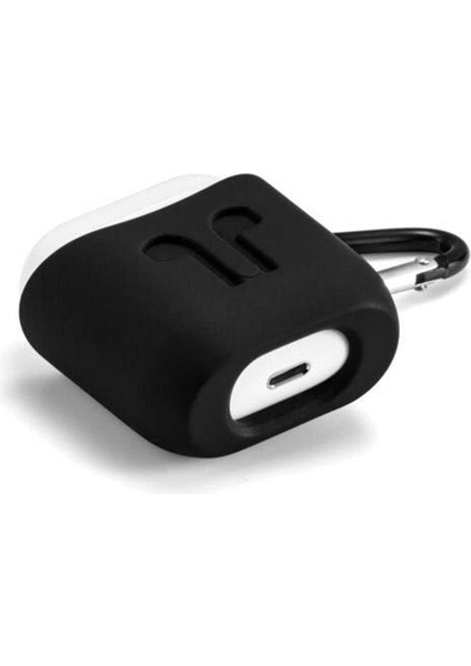 Silikon Koruyucu Kılıf Kulaklık / Mavi / Siyah Için Anahtar Zincir Çantası Kapak indirimleri