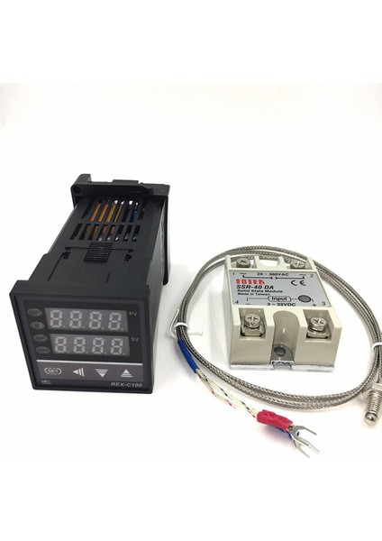 Pıd Sıcaklık Denetleyici Kiti 100 Ila 240V Ac +K Termokupl Iplik Probu fırsatları