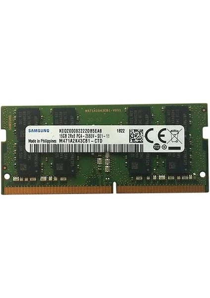 M471A2K43CB1-CTD 16GB Ddr4 2666MHZ CL19 Notebook Ram