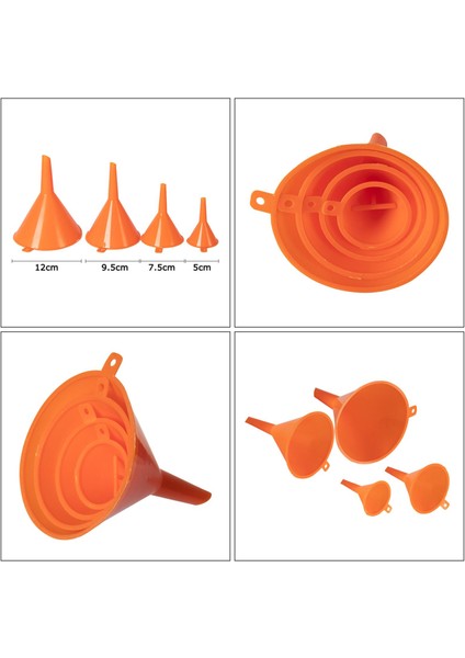 Araba Mutfak Konservesi Için 4 Adet Huni Çok Amaçlı Araçlar indirimleri