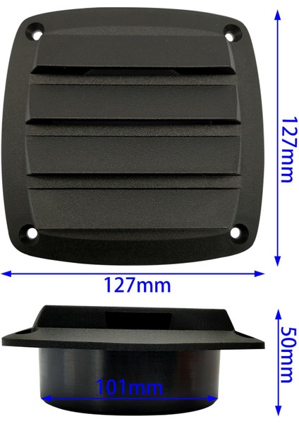 Abs 5 "tekne Banyo Siyah Havalandırma Için Hava Egzoz(Yurt Dışından) fırsatları