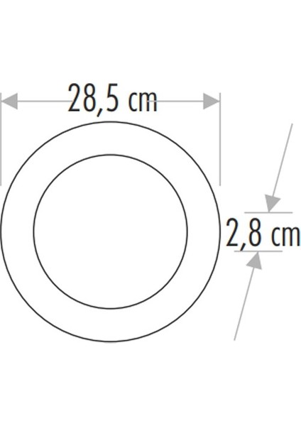 Ct 5273 Sıva Üstü LED Panel