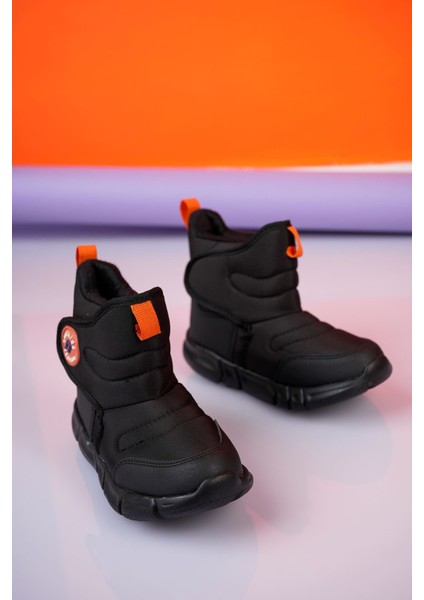 Cırtlı Siyah Çocuk Kar Botu fiyatları