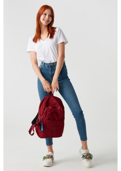 Unisex Çantası Krinkıl Su Geçirmez Okul Çantası 14 Inç Laptop Seyahat Çantası 40X30X15CM