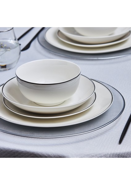 Leon Platinium 24 Parça 6 Kişilik Porselen Yemek Takımı