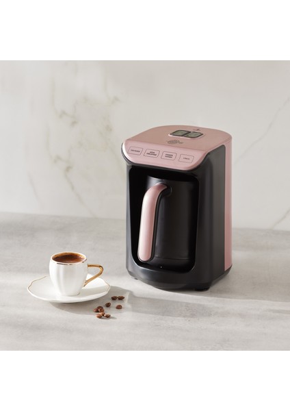 Hatır Köz Türk Kahve Makinesi Rosegold 5 Fincan Kapasiteli Bol Köpüklü