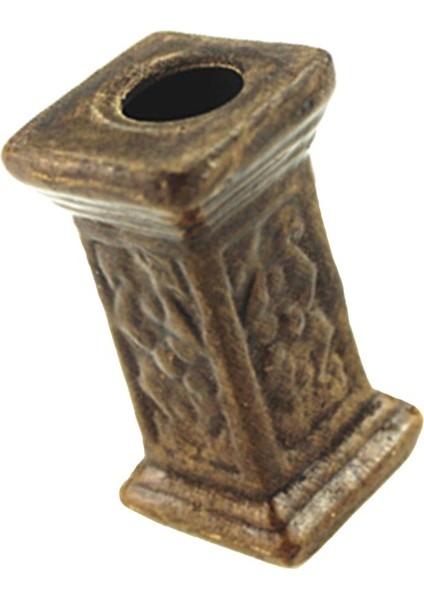 Roman Mini Seramik Sahne Props Sütun Bronz Sütunları 1:12 Dollhouse Dekor (Yurt Dışından)