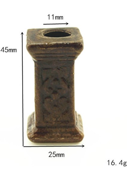 Roman Mini Seramik Sahne Props Sütun Bronz Sütunları 1:12 Dollhouse Dekor (Yurt Dışından) modelleri