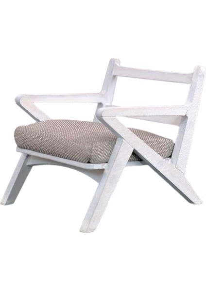 1/12 Dollhouse Sofa Koltuk Mobilya Balkon Aksesuar Yaşam Sahnesi Beyaz (Yurt Dışından) fiyatları