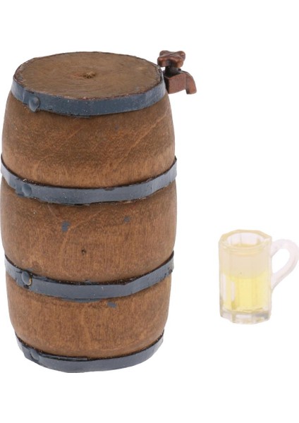 Vintage Beer Fıçısı Bira Fıçı Cam 1:12 Bebek Ev Aksesuarları (Yurt Dışından) fırsatları