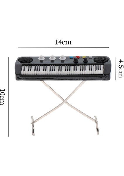 Koleksiyon Oyuncakları İçin Minyatür Elektronik Organ Modeli Ahşap (Yurt Dışından) modelleri