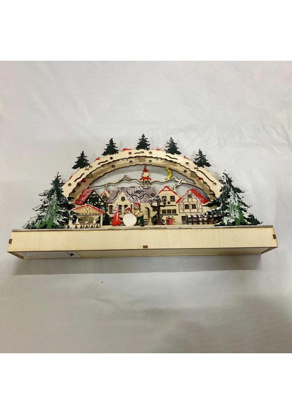 Mini Noel Village Dollhouse Ev Heykel Süsleri (Yurt Dışından) fiyatları
