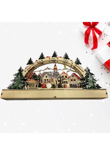 Mini Noel Village Dollhouse Ev Heykel Süsleri (Yurt Dışından) fırsatları