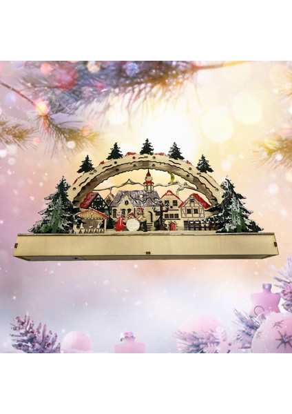Mini Noel Village Dollhouse Ev Heykel Süsleri (Yurt Dışından) indirimleri