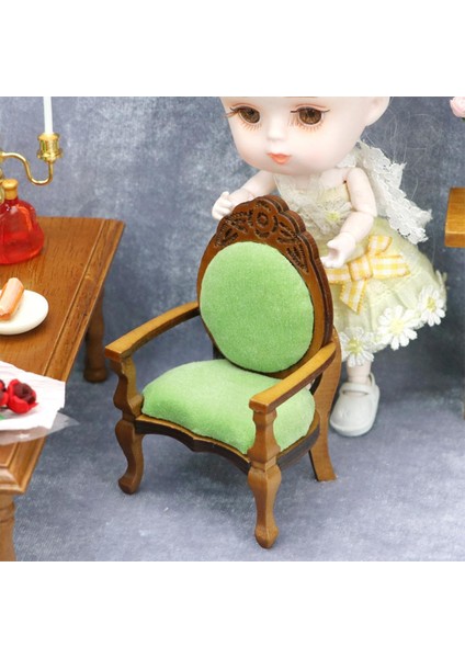 1:12 Dollhouse Minyatür Mobilya Akın Koltuk Sandalye Bebek Evi Dekorasyonu (Yurt Dışından) fırsatları