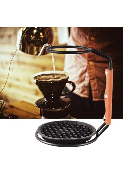 Metal Kahve Makinesi Üzerine Dökün Filtre Tutucu Damla Standı Silikon Mat Kahve Filtresi Raf | Kahve Filtreleri (Yurt Dışından)