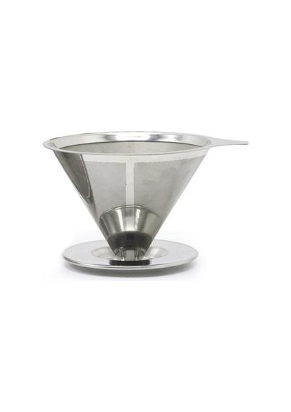 Taşınabilir Paslanmaz Çelik Çay Kahve Filtresi Damlatıcı Yeniden Kullanılabilir Huni Espresso Kahve Damlatıcı V Tipi Filtre Fincan Üzerine Dökün Çay Araçları | Kahve Filtreleri (Yurt Dışından)