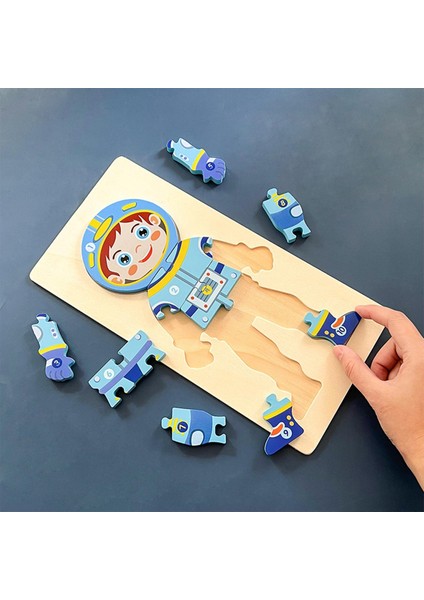 Montessori Toys Yeni Yıl Için Eğitim Oyuncak Hediye Astronot (Yurt Dışından) fiyatları