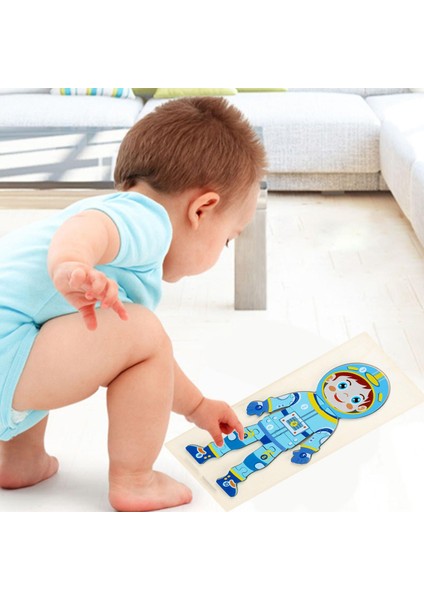 Montessori Toys Yeni Yıl Için Eğitim Oyuncak Hediye Astronot (Yurt Dışından) modelleri