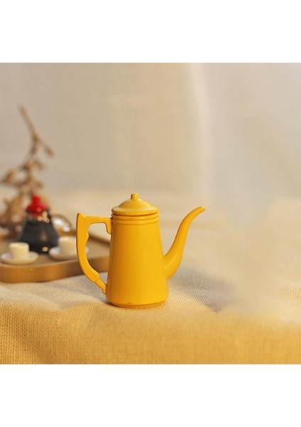 Classic 1: 6 1:12 Ölçekli Bebek Evi Kettle Çay Pot Dekoru Sarı (Yurt Dışından) modelleri