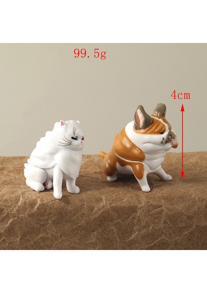 5parça Mini Hayvan Minyatür Süsler Parti Doğum Günü Kedi Sevenler Için Sevimli Pvc (Yurt Dışından) fırsatları