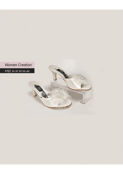 125 Tüylü Incili Bayan Terlik fiyatları