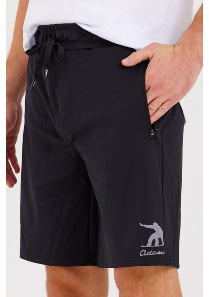 Erkek Reflektör Logo Regular Fit Cepli Spor Şort modelleri