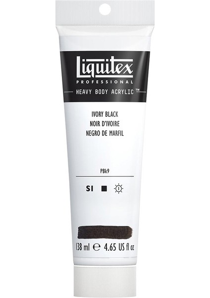 Professional Heavy Body Akrilik Boya 138ML Ivory Black 244 S1
