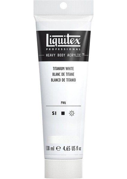 Professional Heavy Body Akrilik Boya 138ML Titanium White 432 S1