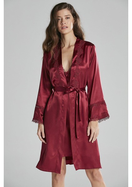 6965 Bayan 6'lı Saten Gecelik Sabahlık fiyatları