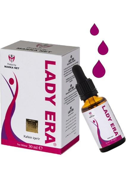 Kadınlara Özel Lady Era Bitkisel Takviye Damla 30 Ml.