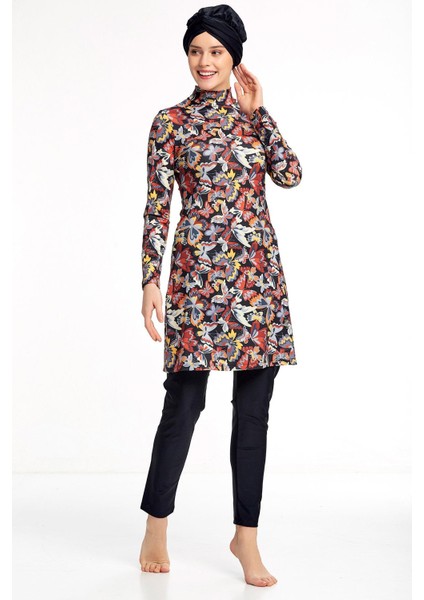 Maresiva 0503 Likralı Uzun Kol Tesettür Mayo modelleri