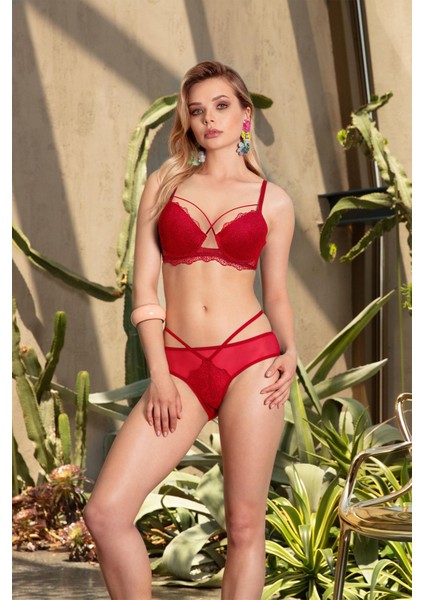 4343 Kadın İpli Desteksiz Sütyen Takımı fiyatları