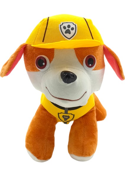 PopŞeker Peluş Rubble Paw Patrol Karakterlerinden Oyuncak Peluş Rubble 25CM.