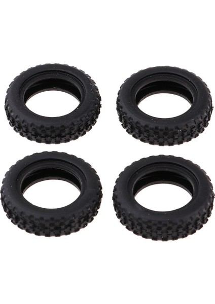 Wltoys K979/K989 Ralli Arabası Için Yüksek Performanslı Siyah Lastik Lastik, 4 Paket (Yurt Dışından)