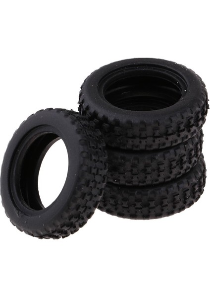 Wltoys K979/K989 Ralli Arabası Için Yüksek Performanslı Siyah Lastik Lastik, 4 Paket (Yurt Dışından)