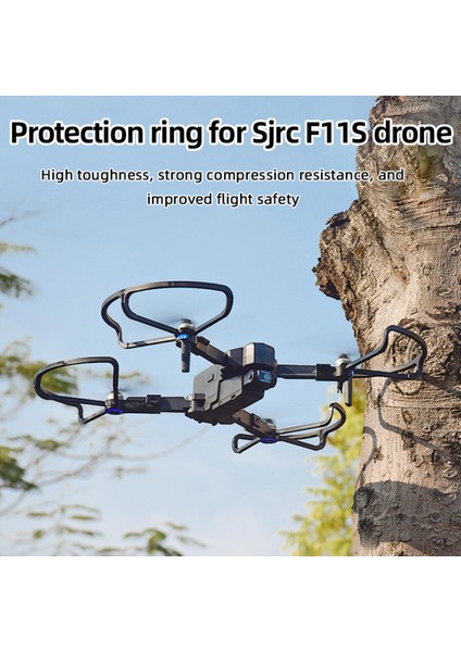 F11S Quadcopter Yedek Için Pervane Koruma Siyah Aksesuarları (Yurt Dışından) modelleri