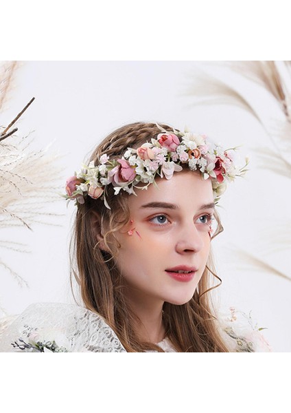 Çiçek Kafa Bandı Çiçek Çelenk Headdress Type9 B Için (Yurt Dışından) indirimleri