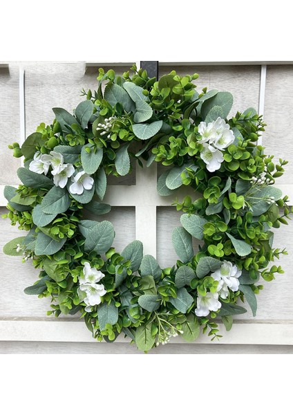 Çelenk 16.54 Inç Yay Çelenk Partiler Için Dekorasyon Beyaz (Yurt Dışından) fiyatları