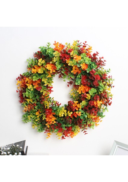 Yapay Yeşil Yapraklar Çiçek Çelenk Penceresi 45CM (Yurt Dışından) modelleri