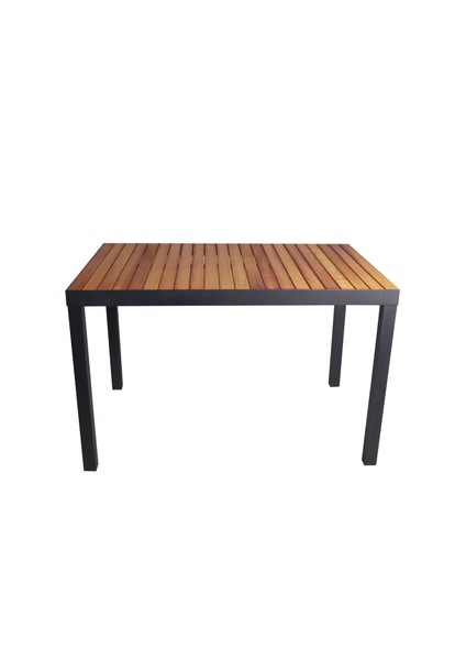 Iroko 80x120 cm Tablalı Alüminyum Masa