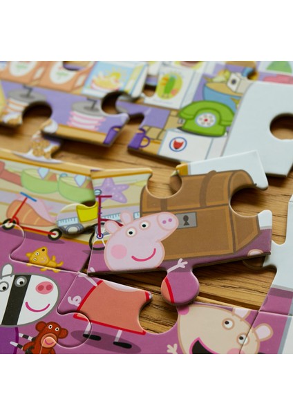 Look & Find Puzzle: Peppa Pig Mr. Fox's Shop - 36 Parçalı Yapboz ve Gözlem Oyunu