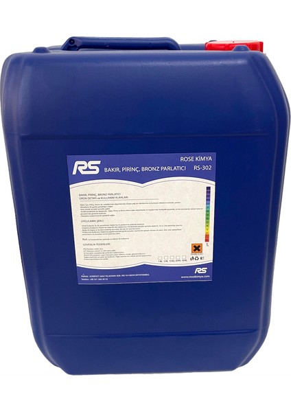 Rose Bakır Prinç Bronz Parlatıcı RS-302 20 kg
