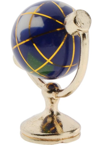 12. Mini Reçine Globe Tellurion Yatak Odası Aksesuar Koyu Mavi (Yurt Dışından) fırsatları