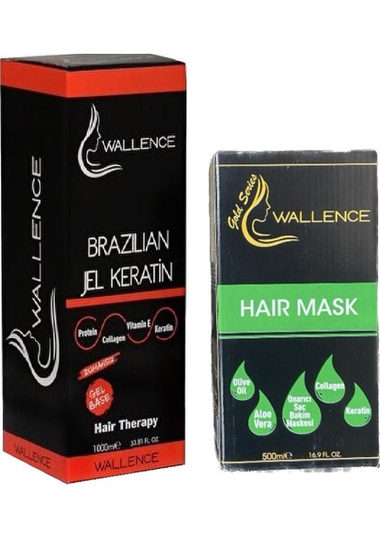 Brazilian Jel Keratin + Saç Maskesi