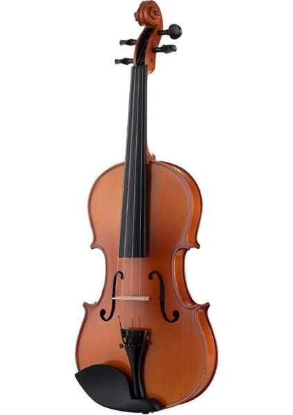 VL-2A / 4/4 Abanoz Kulaklı Masif Mat Keman