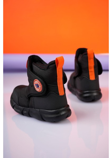 Cırtlı Siyah Çocuk Kar Botu fiyatları