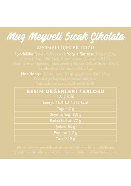 Muzlu Sıcak Çikolata 750 gr